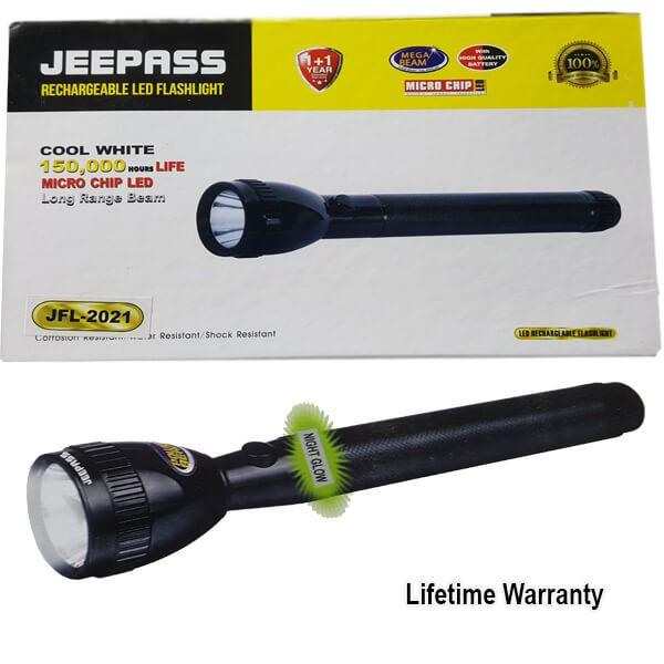 High Quality JEEPASS-JFL-2021 Rechargeable LED FlashLight