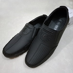 Stylish Trendy High Quality Fashionable Artificial Leather Casual Shoes for Men (Black & Chocolate Popular Casual Shoes)
