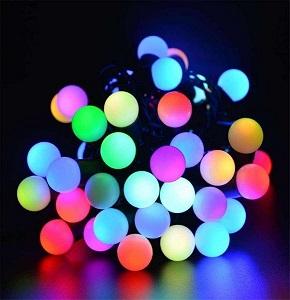 LED Ball Shaped String Fairy Lights Multi-color, 28 LED Ball light, Party, Wedding decoration, Holiday lights