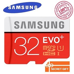 Samsung Evo Plus Class 10 Micro Sdxc Memory Card 32Gb